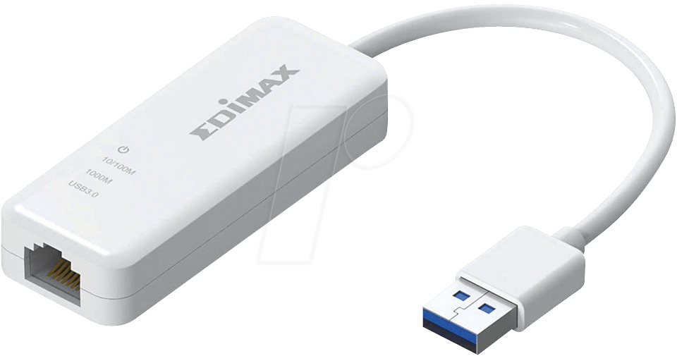 EDI EU-4306 - Netzwerkkarte, USB 3.0, Gigabit Ethernet, 1x RJ45 von Edimax