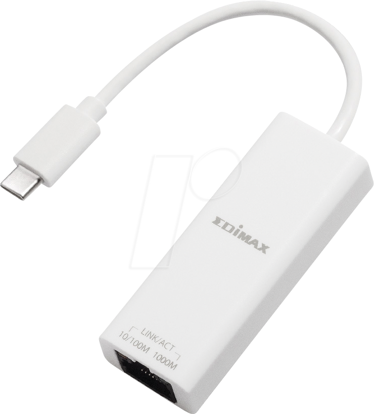 EDI EU-4306C - Netzwerkkarte, USB Typ C, Gigabit Ethernet, 1x RJ45 von Edimax