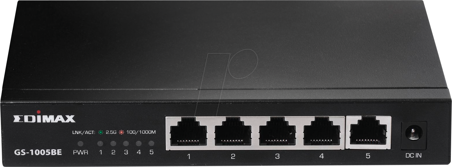 EDI GS-1005BE - Switch, 5-Port, 2,5 Gigabit Ethernet von Edimax