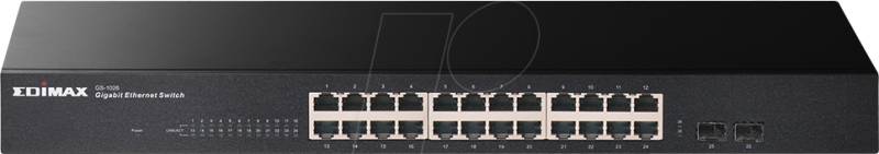EDI GS-1026 V3 - Switch, 26-Port, Gigabit Ethernet, SFP von Edimax