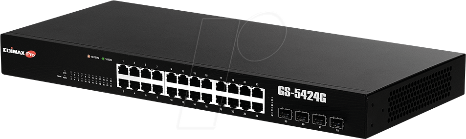 EDI GS-5424G - Switch, 24-Port, Gigabit Ethernet, SFP von Edimax