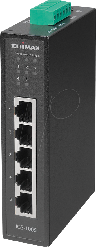 EDI IGS-1005 - Switch, 5-Port, Gigabit Ethernet von Edimax