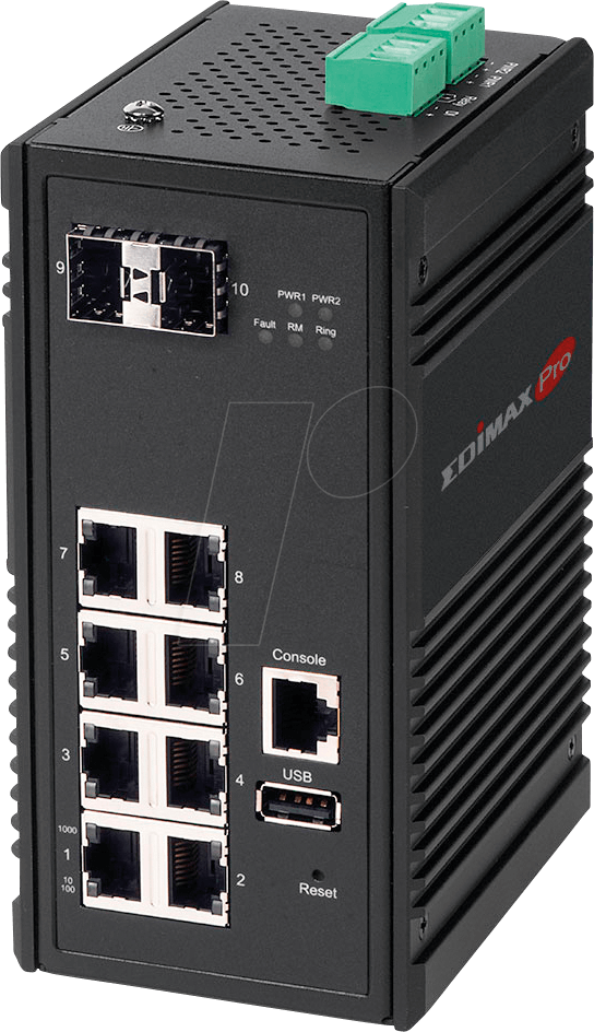 EDI IGS-5208 - Switch, 8-Port, Gigabit Ethernet, SFP von Edimax