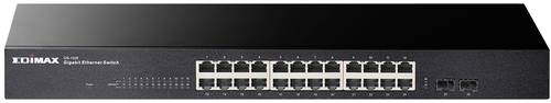 EDIMAX GS-1026 V3 Netzwerk Switch 24 + 2 Port 10 / 100 / 1000MBit/s von Edimax