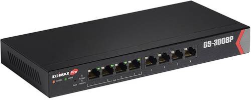 EDIMAX GS-3008P Netzwerk Switch 8 Port PoE-Funktion von Edimax