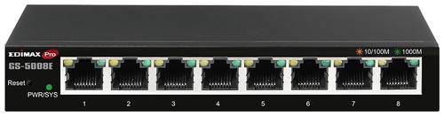 EDIMAX GS-5008E Netzwerk Switch 8 Port 16 GBit/s von Edimax