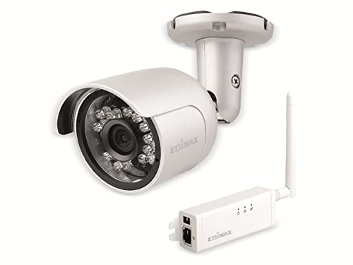 EDIMAX IC-9110W V2 - HD WLAN Mini Outdoor-Netzwerkkamera mit 108°-Weitwinkelanzeige, Tag & Nacht von Edimax