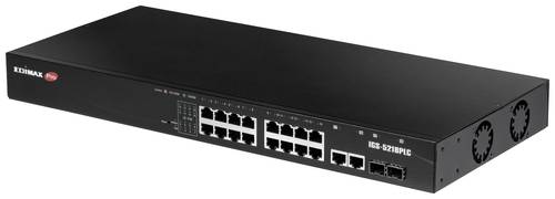 EDIMAX IGS-5218PLC Industrial Ethernet Switch 16 + 2 Port 3600MBit/s PoE-Funktion von Edimax