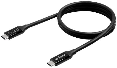 EDIMAX USB-Kabel USB4®, Thunderbolt™ 3 USB-C® Stecker 1.00m Schwarz UC4-010TB V2 von Edimax