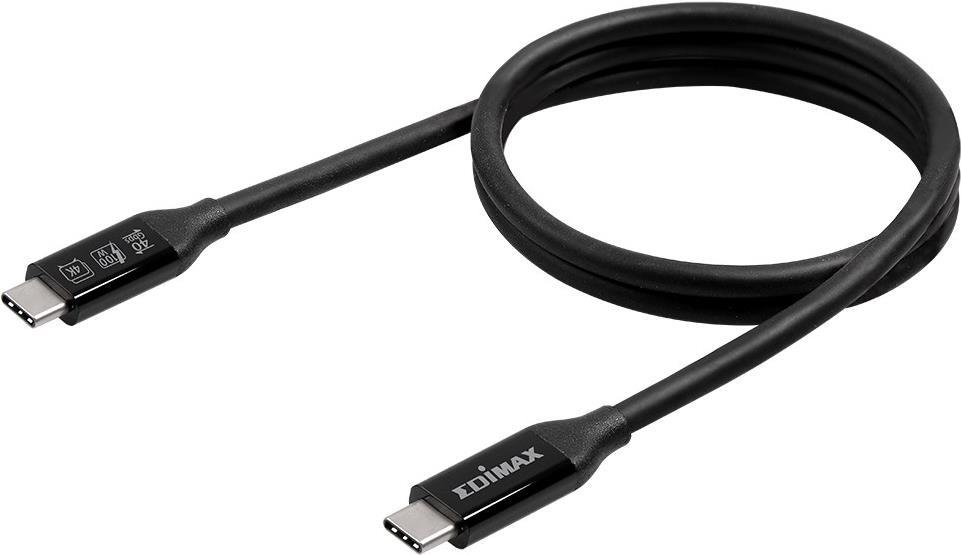 EDIMAX USB4/Thunderbolt3 Cable 40 Gbit/s 0,5m Type C to C (UC4-005TB) von Edimax