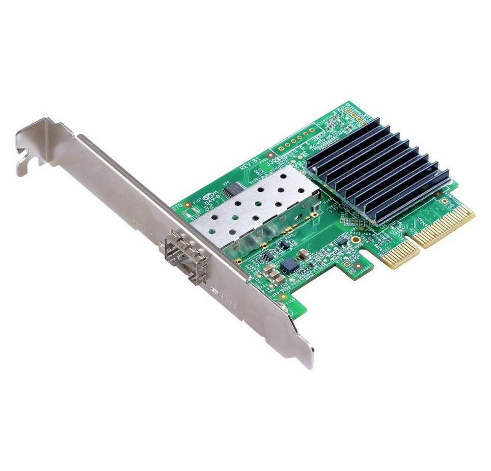 Edimax 10 Gigabit Ethernet SFP+ PCIe -Netzwerkadapter Modulkarte, inkl. Low-Profile Slotblech Edimax 10 Gigabit Ethernet SFP+ PCIe -Netzwerkadapter Modulkarte, inkl. Low-Profile Slotblech von Edimax