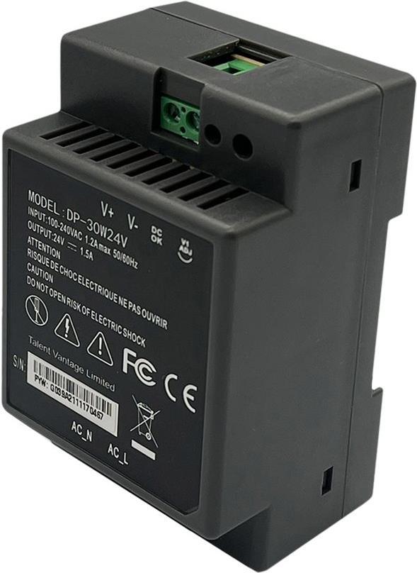 Edimax DP-30W24V - Netzteil (DIN-Schienenmontage möglich) - Wechselstrom 100-240 V - 36 Watt (DP-30W24V) von Edimax