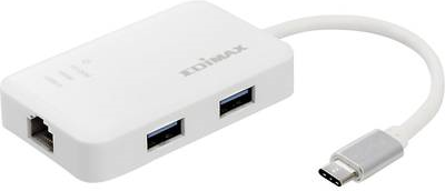 Edimax EU-4308 - Netzwerkadapter - USB-C 3,1 - Gigabit Ethernet x 1 + USB3.0 x 3 (EU-4308) von Edimax