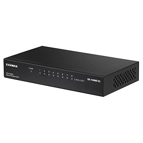 Edimax GS-1008E V2-8-Port Gigabit Desktop Switch von Edimax