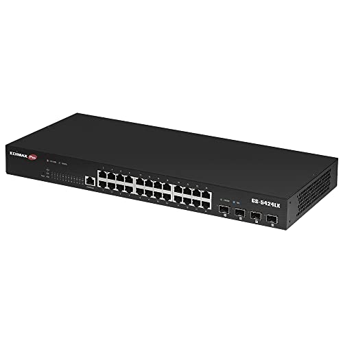 Edimax GS-5424LX - 28-Port Gigabit Web Smart Switch with 4 10GbE SFP+ Ports von Edimax