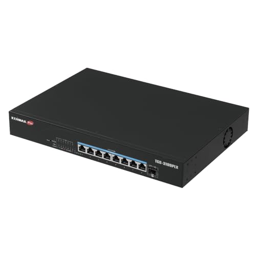 Edimax TGS-3109PLX - 8-Port 2.5GbE PoE++ Web Smart Switch with 1 10GbE SFP+ Port von Edimax