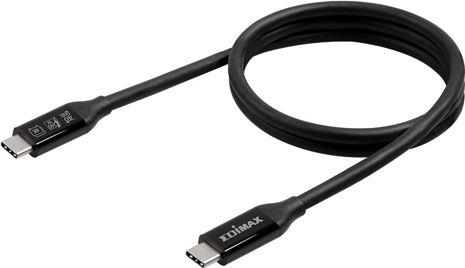 Edimax UC4 - Männlich - Männlich - 2 m - Schwarz - 40 Gbit/s - 240 W (UC4-020TP) von Edimax
