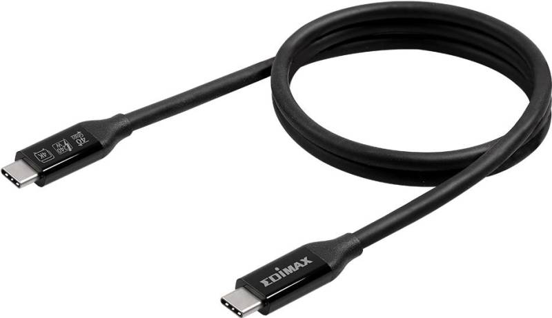 Edimax UC4 - Männlich - Männlich - 2 m - Schwarz - 40 Gbit/s - 240 W (UC4-020TP) von Edimax