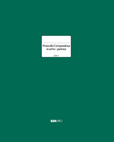 EDIPRO - E2817 - Korrespondenzprotokoll, 300 Seiten, gebundenes Einband (fest) f.to 31x24,5 von Edipro