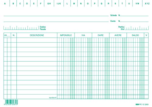 EDIPRO - E3283VE - 100 Karteikarten Pfeil/Vers/Löten/MwSt. grün f.to 21x15 von Edipro