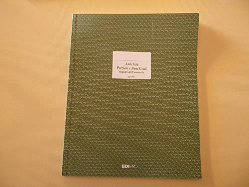 Edipro E2170 Handelsbuch Antik und Wertschätzung, 47 Seiten F.To 24.5 x 31 von Edipro
