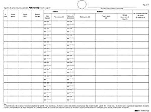 Edipro E2884/1 Register zum Laden/Entladen von Eiern/Ziegen 23 Seiten nummeriert F.To 24.5 x 31 von Edipro