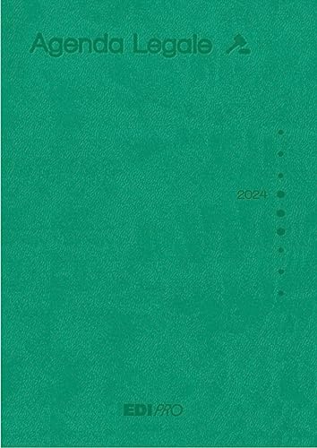 Edipro Jahresplaner 2024 Tageskalender 12 x 17 cm, Farbe: Grün von Edipro