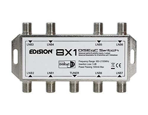 DISEQC 8x1, DiSEqC Switch 8/1, 8 Sat to 1 Stb von Edision