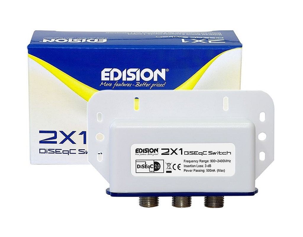 Edision DiSEqC Schalter Switch 2/1 von Edision