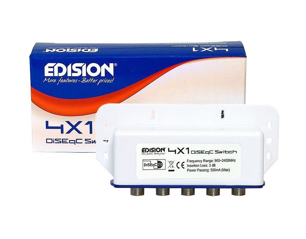 Edision DiSEqC Schalter Switch 4/1 von Edision