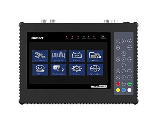 Edision Multi-Finder Messgerat fur Satelliten DVB-S/S2 Terrestrische DVB-T/T2 Kabel DVB-C Signale H.265/HEVC und CCTV-Tester von Edision