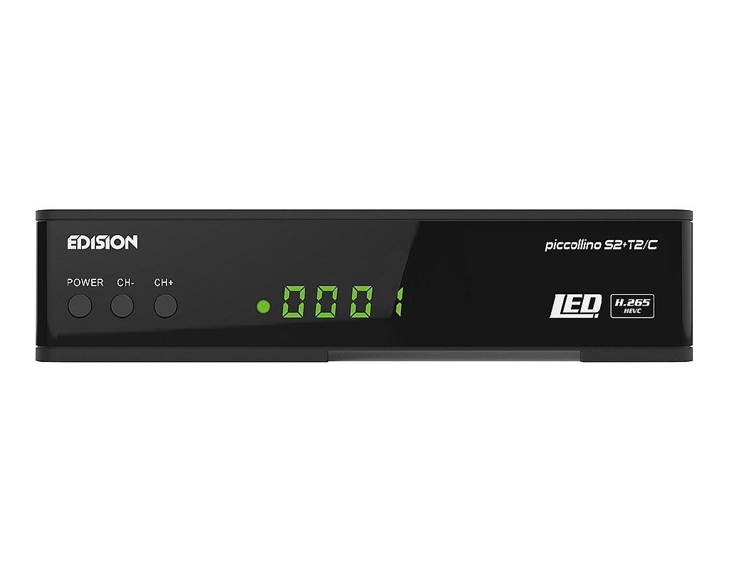 Edision piccollino S2 + T2/C Full HD Combo Receiver schwarz von Edision