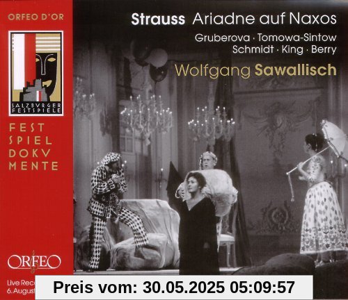Richard Strauss - Ariadne auf Naxos / Tomowa-Sintow, T. Schmidt, Gruberova, Berry, Vogel, Deusing, Wiener Phil., Sawallisch (Salzburger Festspiele 1982) von Edita Gruberova