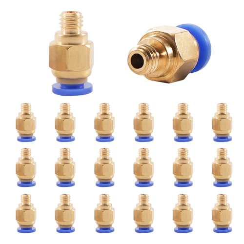 Editbar 20PCS PC4-M6 Pneumatik Verbinder – 3D-Drucker Zubehör, Schnellsteckverbinder für PTFE-Schlauch, Pneumatische Schnellverbinder, für Pneumatische Systeme in der Industrie- & Medizingeräte Editbar 20PCS PC4-M6 Pneumatik Verbinder – 3D-Drucker Zubehör, Schnellsteckverbinder für PTFE-Schlauch, Pneumatische Schnellverbinder, für Pneumatische Systeme in der Industrie- & Medizingeräte von Editbar