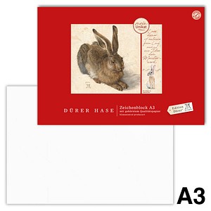 Edition Dürer Zeichenblock Dürer Hase DIN A3 von Edition Dürer