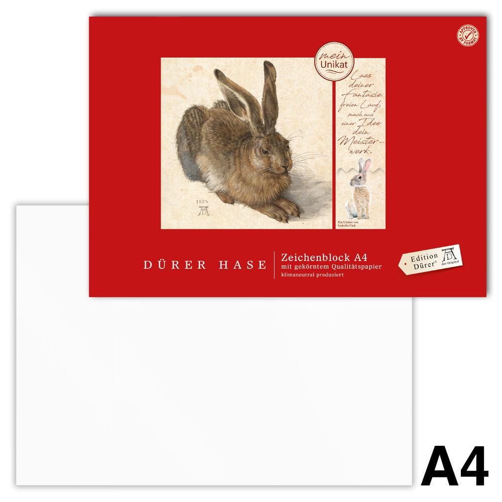 Edition Dürer Zeichenblöcke Dürer Zeichenblock A4 100g/qm DIN A4 18 Blatt von Edition Dürer