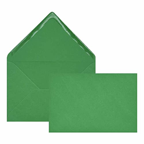 Edition Seidel 100 grüne Premium Briefumschläge Umschläge Kuvert farbig Format ähnlich B6 12,0 x 17,5 cm 80 g/m² (Grün, 100 Stück/Pieces/Pièce) von Edition Seidel