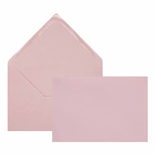 Edition Seidel 25 Premium Briefumschläge Umschläge Kuvert farbig Format ähnlich B6 12,0 x 17,5 cm 80 g/m² (Rosa, 25 Stück/Pieces/Pièce) von Edition Seidel