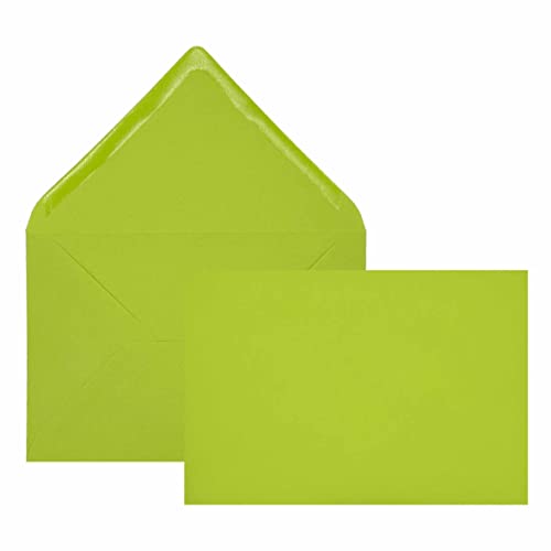 Edition Seidel Premium 50 grüne Briefumschläge Umschläge Kuvert farbig Format ähnlich B6 12,0 x 17,5 cm 80 g/m² (Helles Grün/Maigrün, 50 Stück) von Edition Seidel