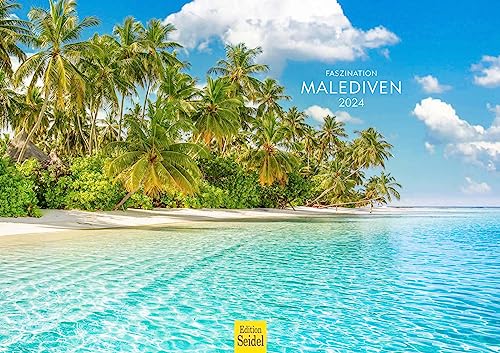 Edition Seidel Premium Kalender Faszination Malediven 2024 Format DIN A3 Wandkalender Asien Koralleninseln Malé Traumstrände Lagunen Riffe von Edition Seidel