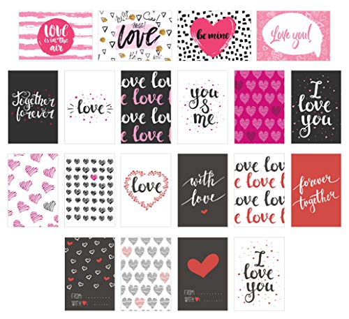 Edition Seidel Set 20 Postkarten Liebe Love Hochzeit Verlobung Valentinstag von Edition Seidel