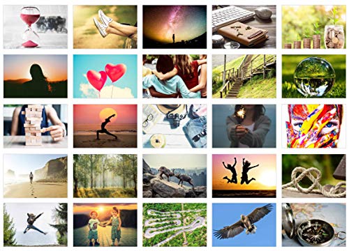 Edition Seidel Set 25 Premium Postkarten Motivationskarten Kommunikationstraining Konversation-Spiel Coaching Tools Karten Landschaften Natur Gefühlskarten Selbst-Achtsamkeit von Edition Seidel