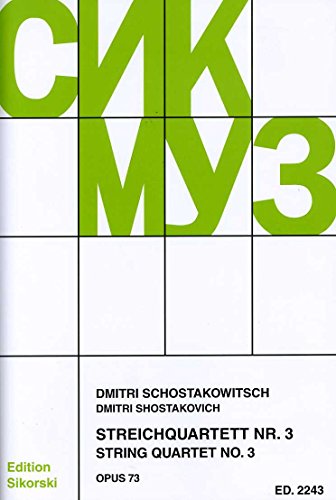 Quartett 3 F-Dur Op 73. Streicher, Quartett von Edition Sikorski