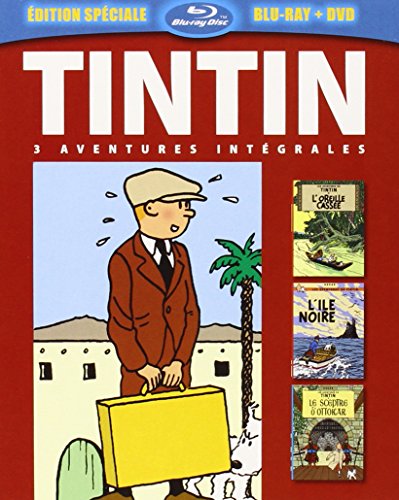 Tintin, vol. 2 : l'ile noire, l'oreille cassée, le sceptre d'ottokar [Blu-ray] [FR Import] von Editions Montparnasse