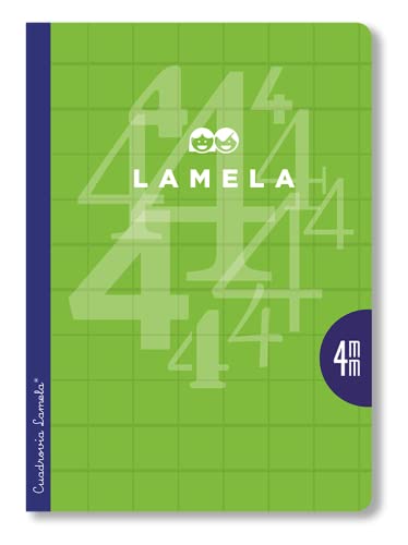 Packung mit 10 Notizbüchern, 50 Blatt, 2,5 mm, sortiert von Editorial Lamela