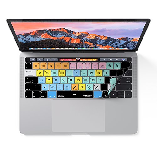 ABLETON LIVE Tastatur Schutzhülle für MacBook Pro mit Touch Bar – Anwendung Shortcuts von Editors Keys