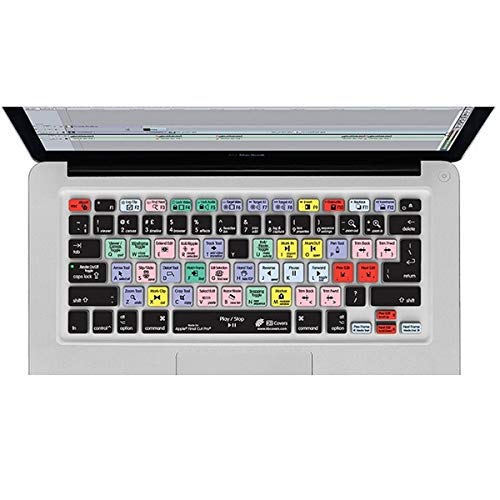 Editors Keys Final Cut Pro Version 5 6 7 Tastatur-Abdeckung, Shortcut Bedruckt, für MacBook Air Pro Wireless Tastaturen von Editors Keys
