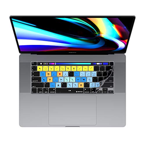 Tastatur-Abdeckung für Steinberg's Cubase für MacBook Pro 2020+ mit 13 Zoll und 16 Zoll (33 cm) und 16 Zoll (40,6 cm) | Abdeckung von Editors Keys | passt nicht auf andere MacBook-Modelle. von Editors Keys