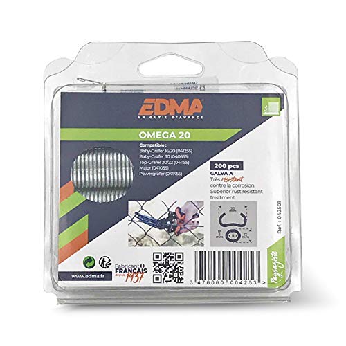 EDMA Omega 20 ZAUNRINGE - Verzinkt A - x 200 STK. von Edma