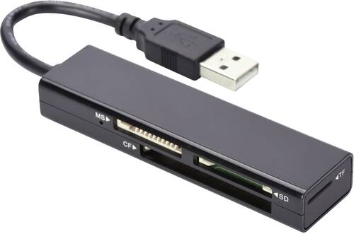 Ednet Externer Speicherkartenleser USB 2.0 Schwarz von Ednet
